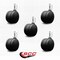 Service Caster 3'' Office Chair Casters Nylon Twin Wheel 3/8 Threaded Stem, 5PK SCC-UHTS02S75-NYS-381610-5 - alternate 2